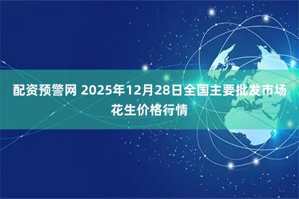 配资预警网 2025年12月28日全国主要批发市场花生价格行情